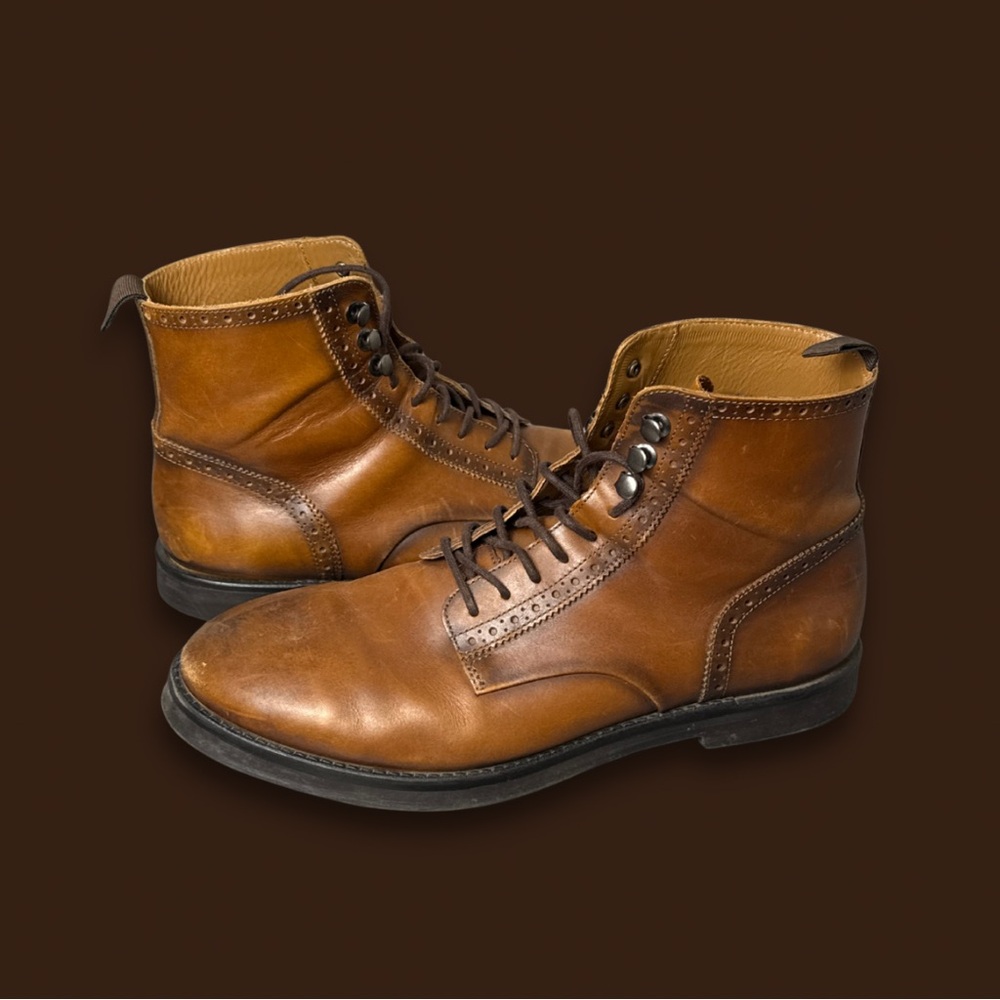 Classic Zara Brown Leather Men's Boots